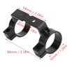 Bicycle LCD Instrument Mount, Electric Bicycle LCD Display Holder Wide