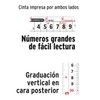 Truper FCG-8M, Flexómetro compacto contra impactos 8 m cinta 25