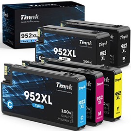 Timink 952XL Replacement for Original HP 952 952 XL Ink Cartridges (2BK/C/M/Y) 5-Pack in Retail Packaging, High-Yield Ink Cartridge, for OfficeJet Pro 8710 8720 7720 7740 8210 8702 8715 8725 Printer