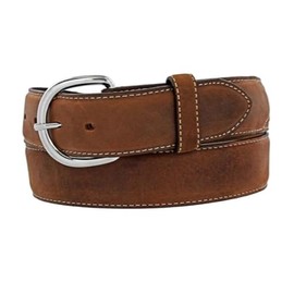 Silver Creek Men's Classic Brown Leather Belt 53709 Brown 40