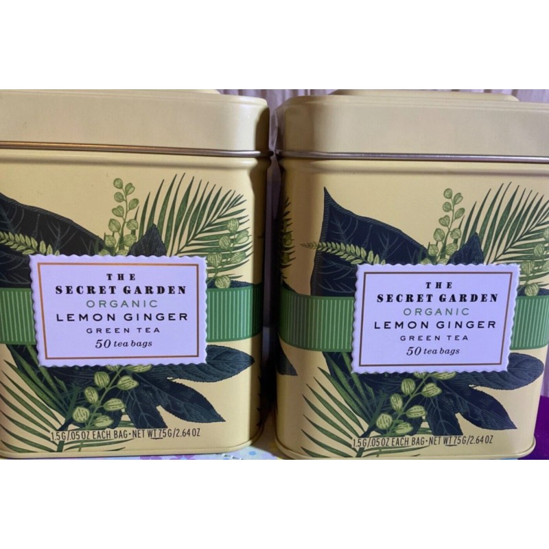 THE SECRET GARDEN 🫖 LEMON GINGER ORGANIC GREEN TEA 100
