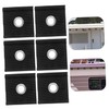 KONTONTY 6Pcs Rv Awning Eyelets for Piping Awning Fittings for