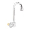 Foot Pedal Faucet Stainless Steel G1/2 Thread Wall Mounted Knee