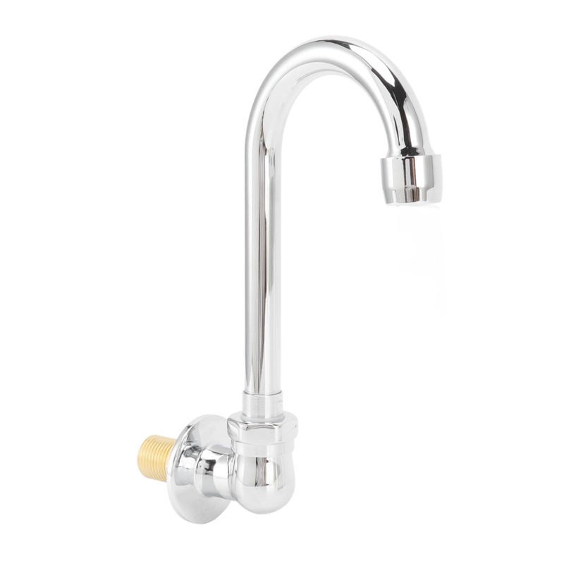 Foot Pedal Faucet Stainless Steel G1/2 Thread Wall Mounted Knee