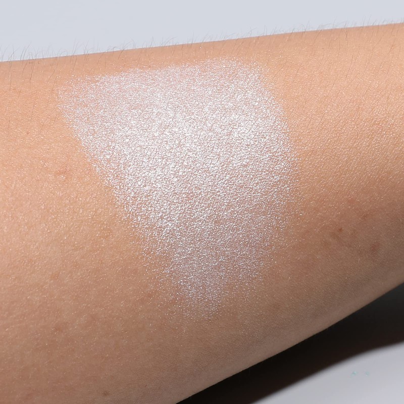 ISMINE Single Eyeshadow Powder Palette Shimmer Pearl White, High Pigment,