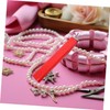 jojofuny Manual Bead Thread Knotting Tool Lightweight Jewelry Maker Compact