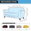 Pfrstuv Loveseat Sofa Slipcover Leather Look Couch Covers for 2