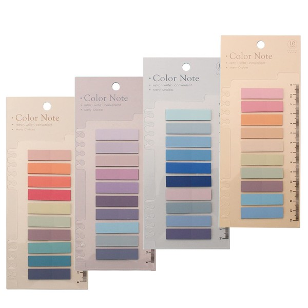 Potanro Sticky Tabs Transparent Sticky Note Tabs 40 Colors Annotation