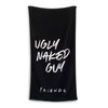 Groovy Uk Towel, Cotton, Black, One Size
