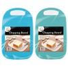 Plastic Chopping Board, Cutting Board, Cutting Tray, Twin Pack, Mixed