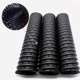 하수관료 오수관 PVC 빗물 65mm 하수 유공관 커버 50mm 직경 [Q. 천으로 감싸지 않은 50 천공 튜브롤] Sewer Pipe PVC Rainwater 65mm Sewer Perforated Pipe Cover 50mm Diameter [Q. 50 Perforated Tube Roll Not Wrapped in Fabric]
