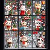 9 Sheets 156Pcs Christmas Decorations Window Clings, Large 3D Lucky