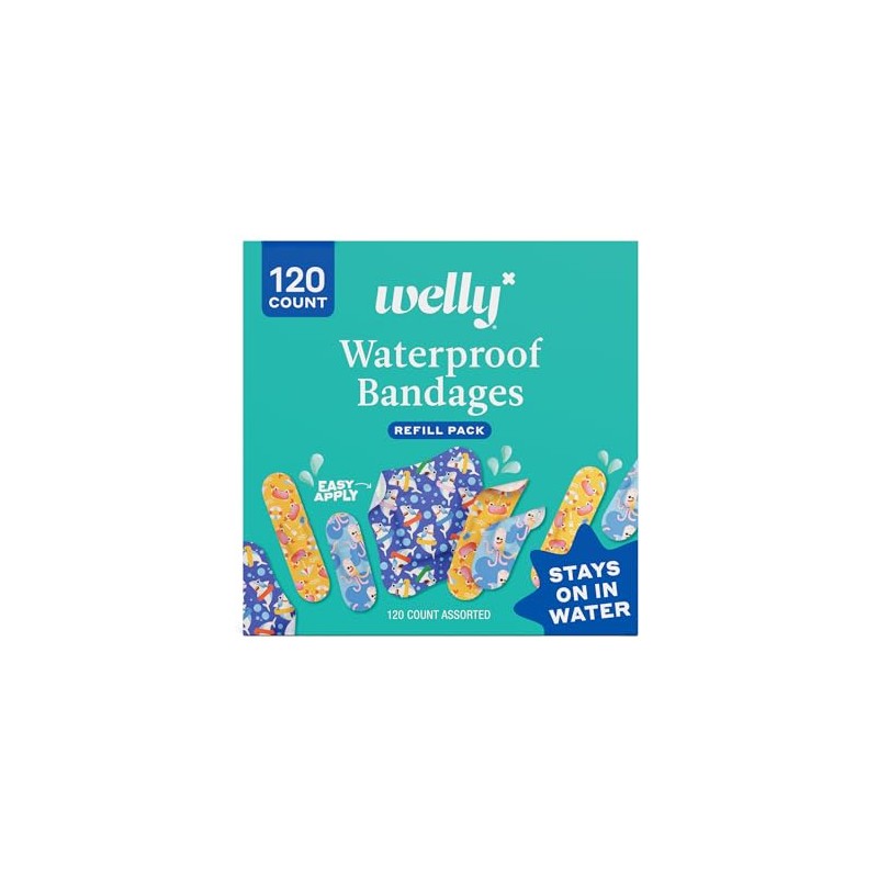 Welly Ocean Friends - Caja de repuesto para vendas impermeables