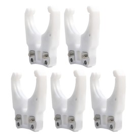 TUMAN Pro 5PCS/Lot HSK63F Clamp Nylon Iron ABS White Woodworking Tool Holder Clamp Cradle Fork Claw for CNC Machining Center