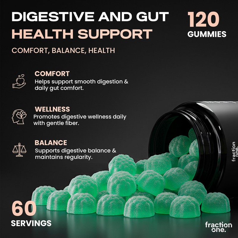 Fraction One Fibre Gummies 120 - Chicory Root Fibre (Inulin)