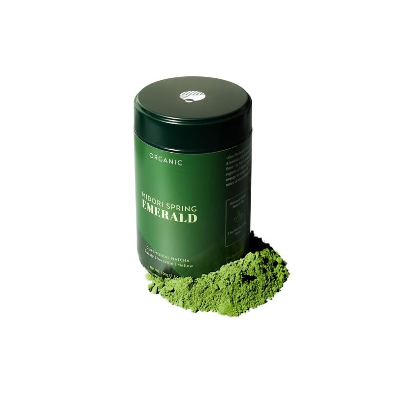 Midori Spring Organic Ceremonial Matcha Powder - 100g