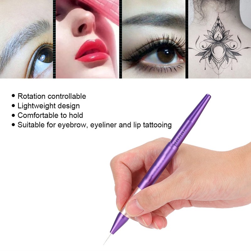 Semipermanent Micro Blading Manual Shading Pen for Eyebrow Eyeliner Lips