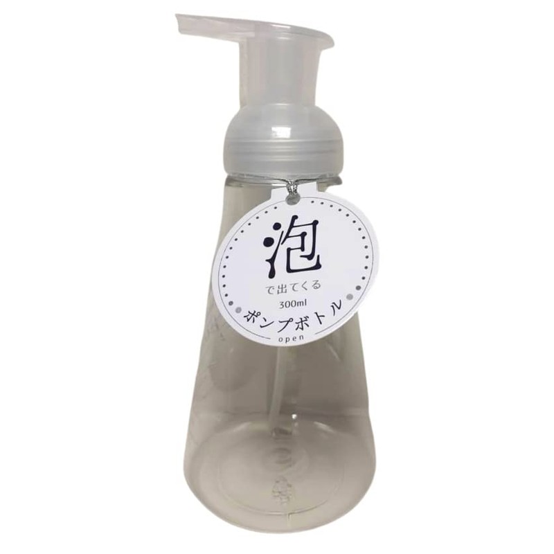 Bubble Pump, 10.1 fl oz (300 ml) Clear, No Color