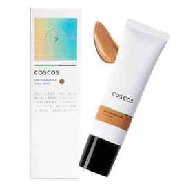 COSCOS UHD Foundation Brown (BR01) All-in-One Liquid Formulated with CICA Ingredients, Fundelight, Brown, Character Makeup, Sunscreen, Ceramic Skin, High Coverage, Shiny Skin, Transparent, Moisturizing, Skin Care, Thinning, Sweat Resistant, Waterproof, Cosplay Makeup
