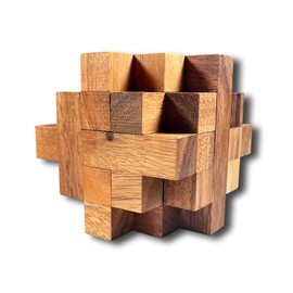 Ramube Octrahedron - an Extremely Difficult Wood Puzzle and Brain Teaser