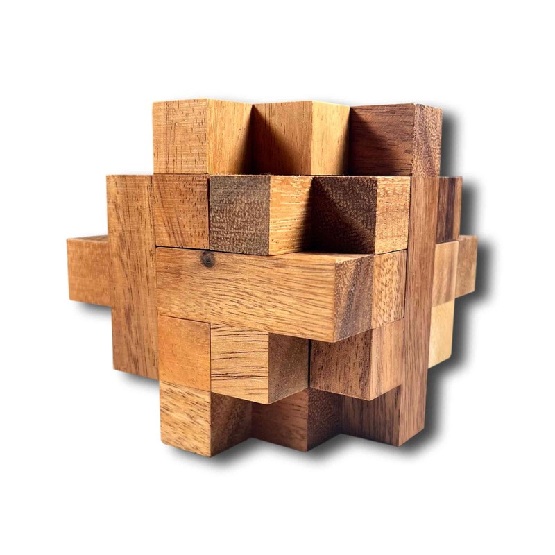 Ramube Octrahedron - an Extremely Difficult Wood Puzzle and Brain
