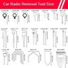 Radio Removal Tool key and Removal Pry Tool Kit Universal