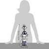 BRUBAKER Flaschenhalter Feuerwehrmann Metall Skulptur mit Geschenkkarte