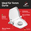 Raumhero 14 mm roller shutter belt winder surface-mounted – quiet