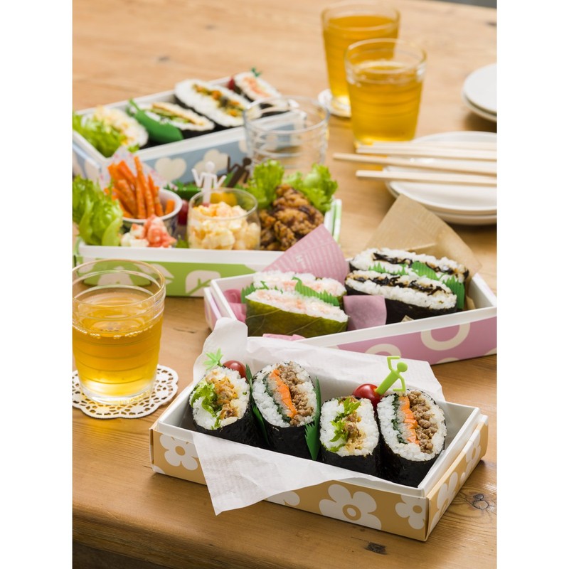 Hosho LB-017-RSO Collapsible Flat Lunch Box R Size Sora "Reusable"