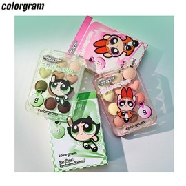 COLORGRAM Pin Point Eyeshadow Palette 9.9g [COLORGRAM x THE POWERPUFF GIRLS], Color:06 Buttercup + Brown = Love