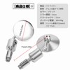 1 Pair 7/8" Round Handlebar Bar End Rear View Mirrors