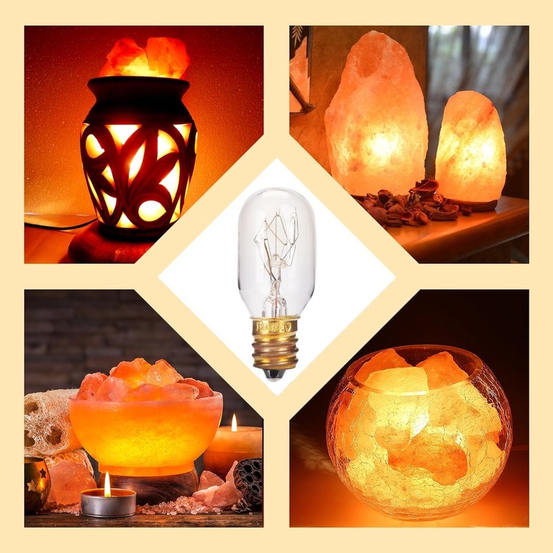 Moflekja Himalayan Salt Lamp Bulbs, T20 25W Original Replacement Long