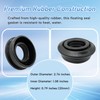 Qiqimingxin WD08X27458 Dishwasher Floating Seal Ring Assembly Fit for GE/Haier