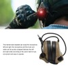 Noise Canceling Earmuffs Large Range Adjustable Easy Using Helmet Way