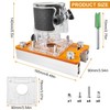 Precision Wood Router Base Set, 2-in-1 Compact and Portable, Router