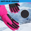 ThxToms Kids Winter Gloves, Waterproof Ski Snow Gloves for Boys