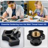 Threaded Inserts Soldering Tips Set, 80 W LED Temperature Adjustable