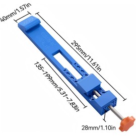 Adjustable Cutting Machine Base Guide, Electric Circular Saw Milling Positioning Clamp, Cut Circular Saw Guide Clamp, Precision Wood Cutting Guide for 4-6 Inch Dusty Cutting Machines