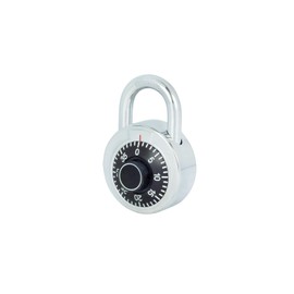 Lock L26S50NGB Candado de Combinación Disco, color Negro, 50 mm