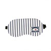 KOMBIUDA Cotton and Linen Eye Sleeping Mask with Adjustable Strap
