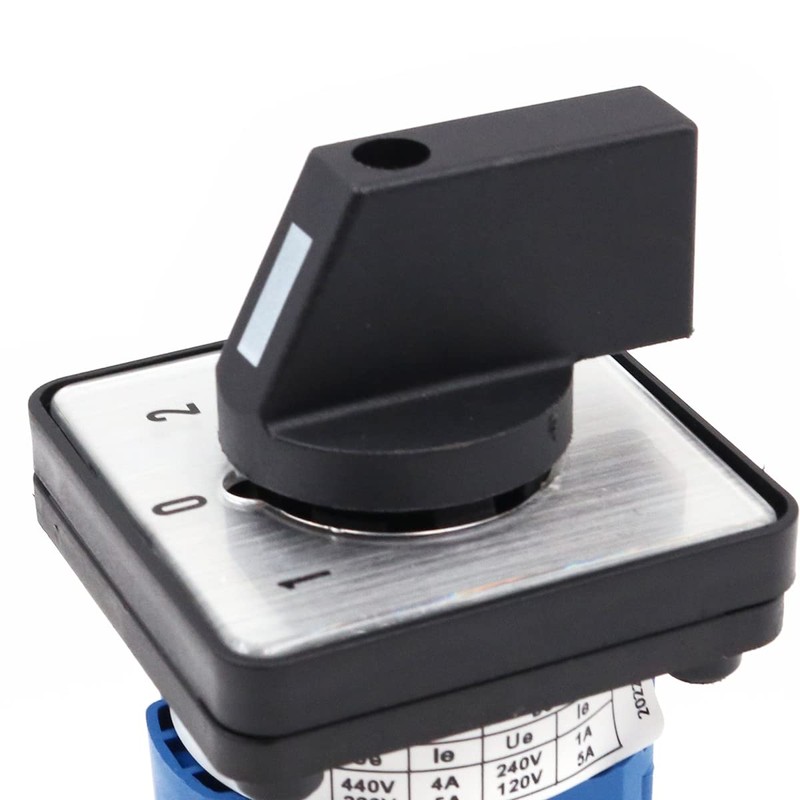 WANGCL Universal Toggle Switch Rotary Switch 3 Position 8 Terminals