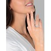 Trilani Women's Engagement Ring 925 Sterling Silver with Brilliant Cut