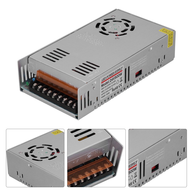 YY‑500‑24 Switching Power Supply AC 90‑264V to DC 24V 20.9A