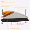 DUNTUO 34LED Amber Cab Marker Light 5pcs Top Roof Running