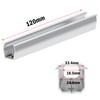 Solar Panel Bracket Flat Roof, Aluminium Photovoltaic Mounting Rail 12