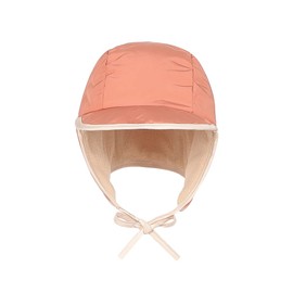 Baby Winter Earflap Beanie Hat Fleeced Lined Trapper Hat Waterproof Outdoor Skull Ski Cap Toddler Winter Warm Hooded Earflaps Hat for Boys Girls 2-4 Years Old Orange