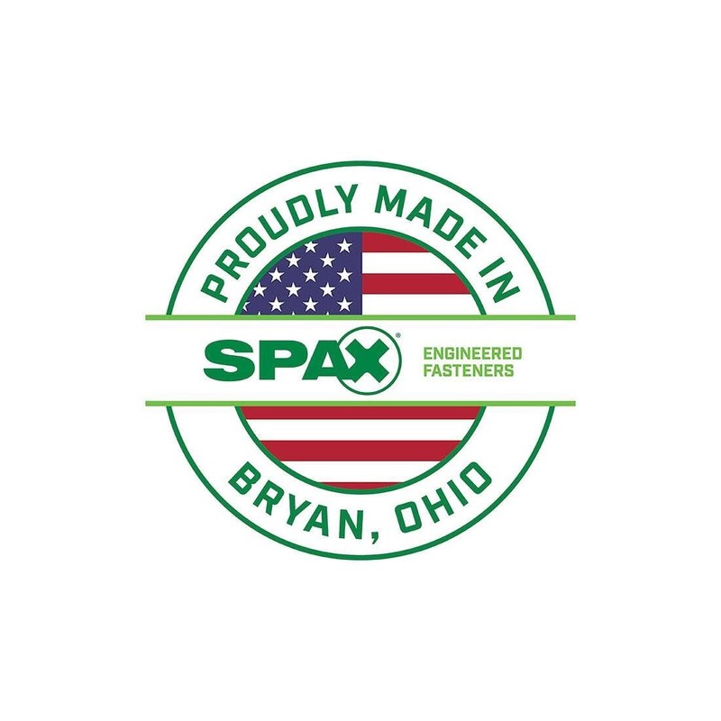 SPAX No. 8 x 3/4 in. L Phillips/Square Flat Head