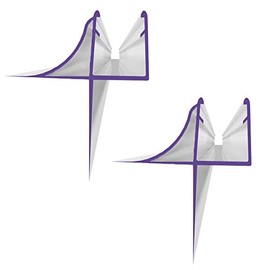 2 x 100 cm shower seal, shower cubicle seal for 5 mm, 6 mm glass thickness, shower door seal with extended rubber lips, water deflector with splash protection, replacement shower door seal