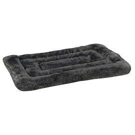 Slumber Pet Plush Mats - Versatile and Comfortable Mats for Dogs and Cats - X-Large, 35"L x 22"W, Gray