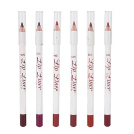 Pack of 6 Lip Liners, Waterproof, Matt, Durable, for Beautiful Lip Makeup, Safe Ingredients, 6 for Various Occasions (Set 01)